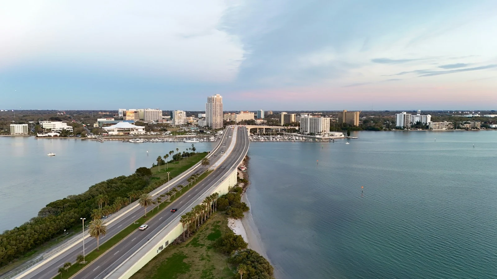 Aerial view of DeBary area near St. Johns River